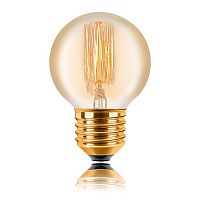 Лампа накаливания Ретро Sun Lumen Vintage G45 F2 25Вт E27 золотая картинка 